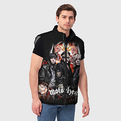 Мужской жилет Motorhead Band, цвет: 3D-светло-серый — фото 2