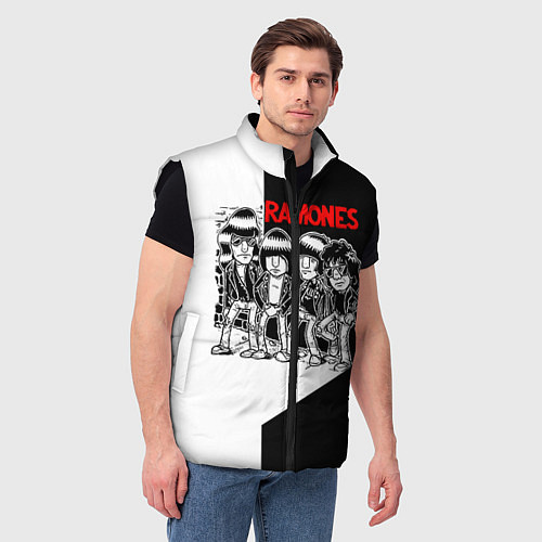 Мужской жилет Ramones Boys / 3D-Черный – фото 3