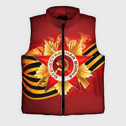 Мужской жилет День победы 4, цвет: 3D-красный