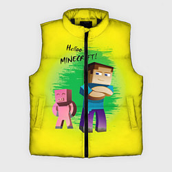 Мужской жилет Hello Minecraft