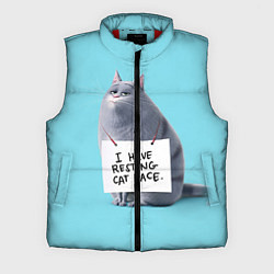 Мужской жилет I have resing cat face, цвет: 3D-красный