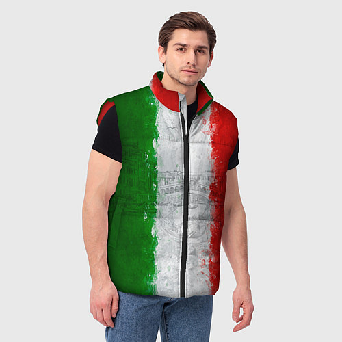 Мужской жилет Italian / 3D-Красный – фото 3