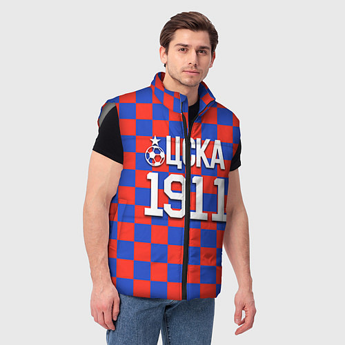 Мужской жилет ЦСКА 1911 / 3D-Светло-серый – фото 3