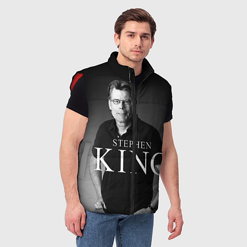 Мужской жилет Стивен Кинг / 3D-Красный – фото 3