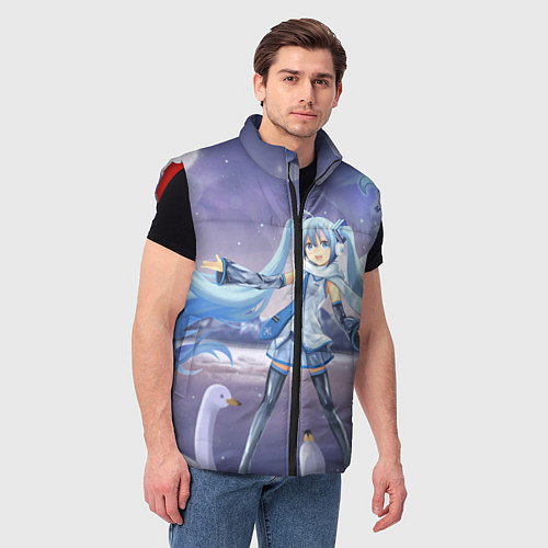 Мужской жилет Hatsune Miku / 3D-Красный – фото 3