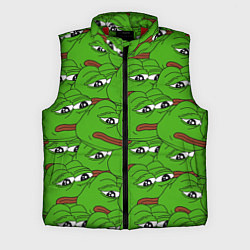 Мужской жилет Sad frogs, цвет: 3D-красный