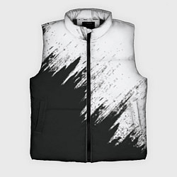 Мужской жилет Черно-белый разрыв, цвет: 3D-черный