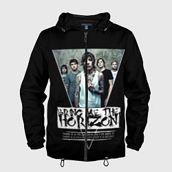 Ветровка с капюшоном мужская Bring Me The Horizon, цвет: 3D-черный