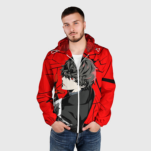 Мужская ветровка Persona 5 / 3D-Белый – фото 3