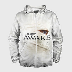 Ветровка с капюшоном мужская Skillet: Awake, цвет: 3D-белый