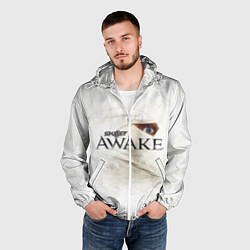 Ветровка с капюшоном мужская Skillet: Awake, цвет: 3D-белый — фото 2
