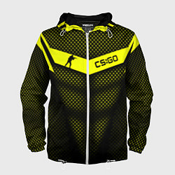 Мужская ветровка CS:GO Yellow Carbon