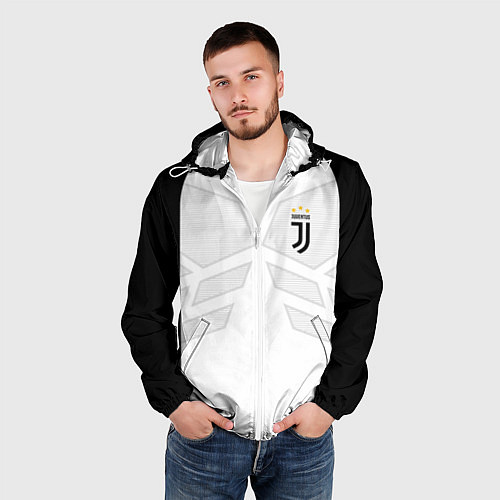 Мужская ветровка JUVENTUS SPORT / 3D-Белый – фото 3