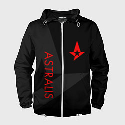 Ветровка с капюшоном мужская Astralis: Dark Style, цвет: 3D-белый