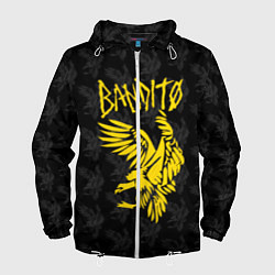 Ветровка с капюшоном мужская TOP: BANDITO, цвет: 3D-белый