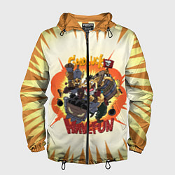 Ветровка с капюшоном мужская Techies габен - Have Fun!, цвет: 3D-черный