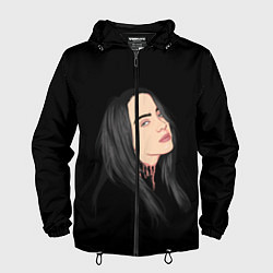 Ветровка с капюшоном мужская Billie Eilish: Black Style, цвет: 3D-черный