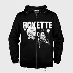 Ветровка с капюшоном мужская Roxette, цвет: 3D-черный