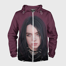 Ветровка с капюшоном мужская BILLIE EILISH, цвет: 3D-белый