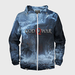 Ветровка с капюшоном мужская GOD OF WAR, цвет: 3D-белый