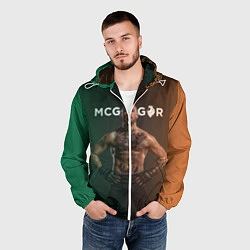 Ветровка с капюшоном мужская Conor McGregor, цвет: 3D-белый — фото 2