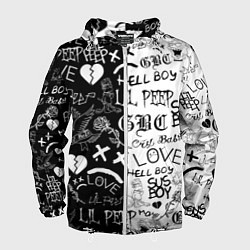 Мужская ветровка LIL PEEP LOGOBOMBING