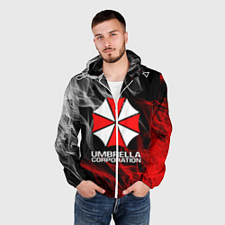 Ветровка с капюшоном мужская UMBRELLA CORP, цвет: 3D-белый — фото 2