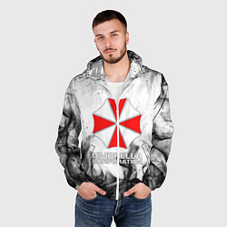 Ветровка с капюшоном мужская UMBRELLA CORP, цвет: 3D-белый — фото 2