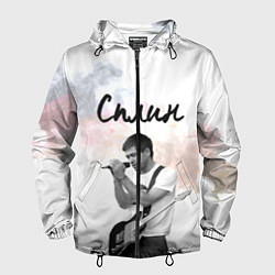 Ветровка с капюшоном мужская Сплин, цвет: 3D-черный