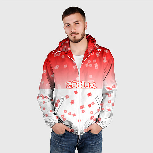 Мужская ветровка ROBLOX / 3D-Белый – фото 3