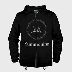 Ветровка с капюшоном мужская Summoning, цвет: 3D-черный