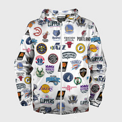 Мужская ветровка NBA Pattern