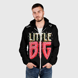 Ветровка с капюшоном мужская Little Big, цвет: 3D-белый — фото 2