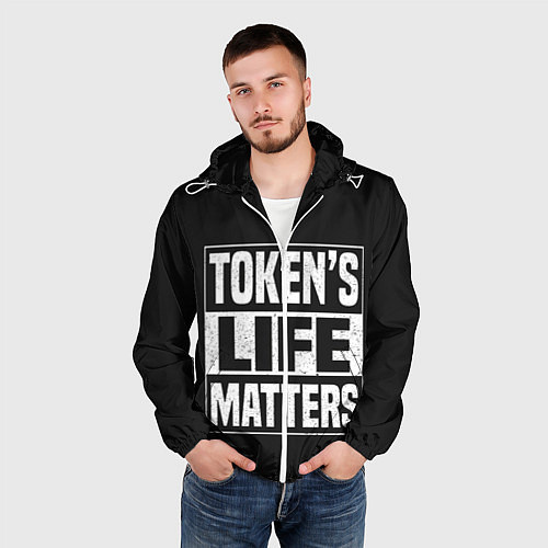 Мужская ветровка TOKENS LIFE MATTERS / 3D-Белый – фото 3