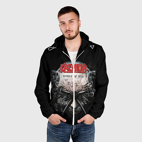 Мужская ветровка Kreator 3 / 3D-Белый – фото 3