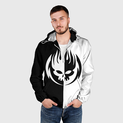 Мужская ветровка THE OFFSPRING / 3D-Белый – фото 3