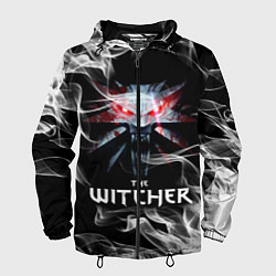 Ветровка с капюшоном мужская ВЕДЬМАК, цвет: 3D-черный