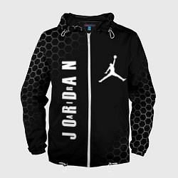 Ветровка с капюшоном мужская MICHAEL JORDAN AIR, цвет: 3D-белый