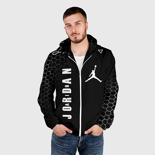 Мужская ветровка MICHAEL JORDAN AIR / 3D-Белый – фото 3