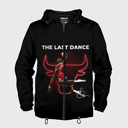 Ветровка с капюшоном мужская ПОСЛЕДНИЙ ТАНЕЦ, цвет: 3D-черный