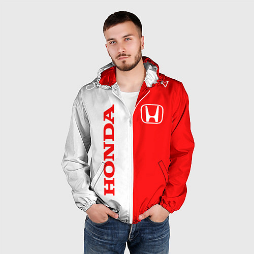 Мужская ветровка HONDA / 3D-Белый – фото 3