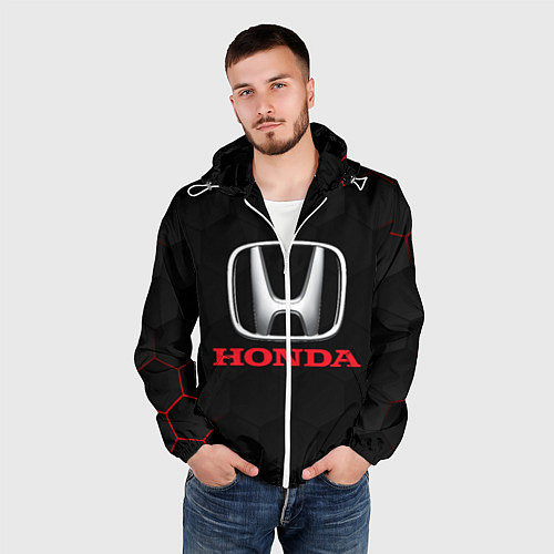 Мужская ветровка HONDA / 3D-Белый – фото 3