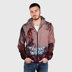 Ветровка с капюшоном мужская HORIZON ZERO DAWN, цвет: 3D-черный — фото 2