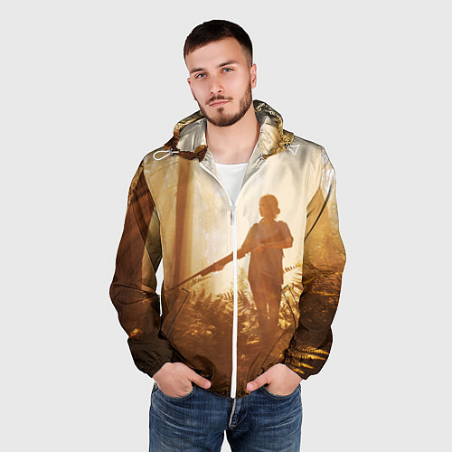 Мужская ветровка THE LAST OF US / 3D-Белый – фото 3