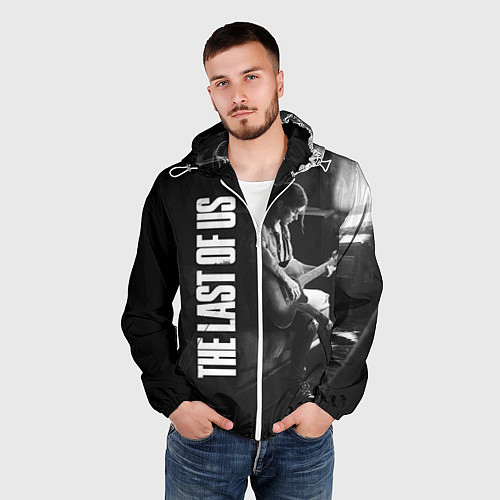 Мужская ветровка The last of us part 2 ЭЛЛИ / 3D-Белый – фото 3