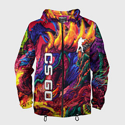 Ветровка с капюшоном мужская CS GO l COUNTER STRIKE, цвет: 3D-черный