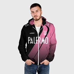 Ветровка с капюшоном мужская PALERMO FC, цвет: 3D-белый — фото 2