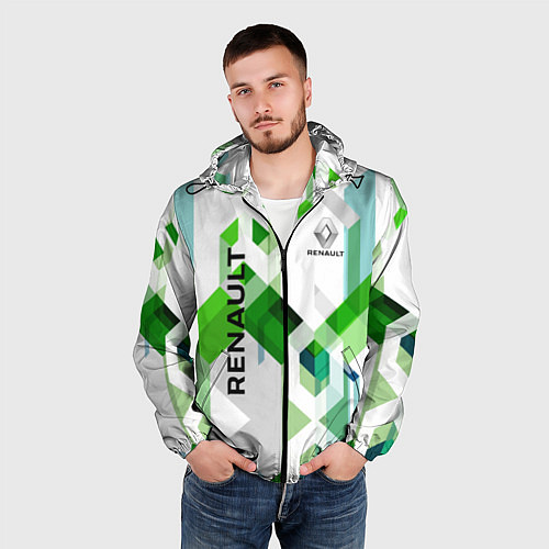 Мужская ветровка Renault / 3D-Черный – фото 3