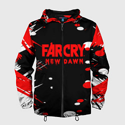 Ветровка с капюшоном мужская Far Cry, цвет: 3D-черный