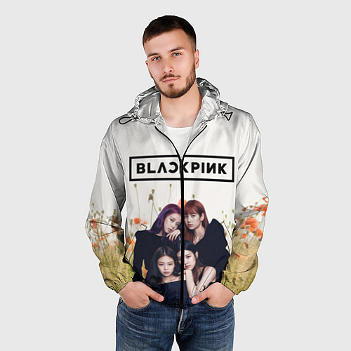 Мужская ветровка BlackPink / 3D-Черный – фото 3